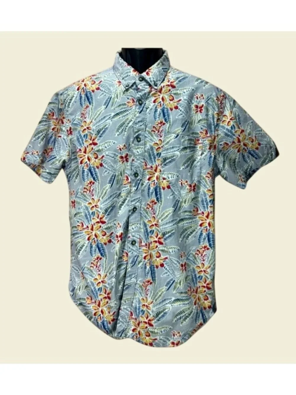 MBX Boys Slim Fit Tropical Shirt Large